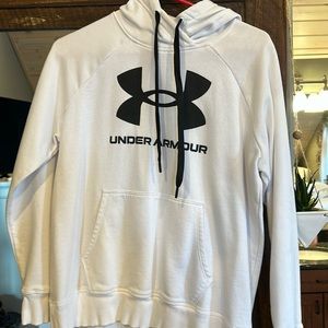 White under Armour sweatshirt